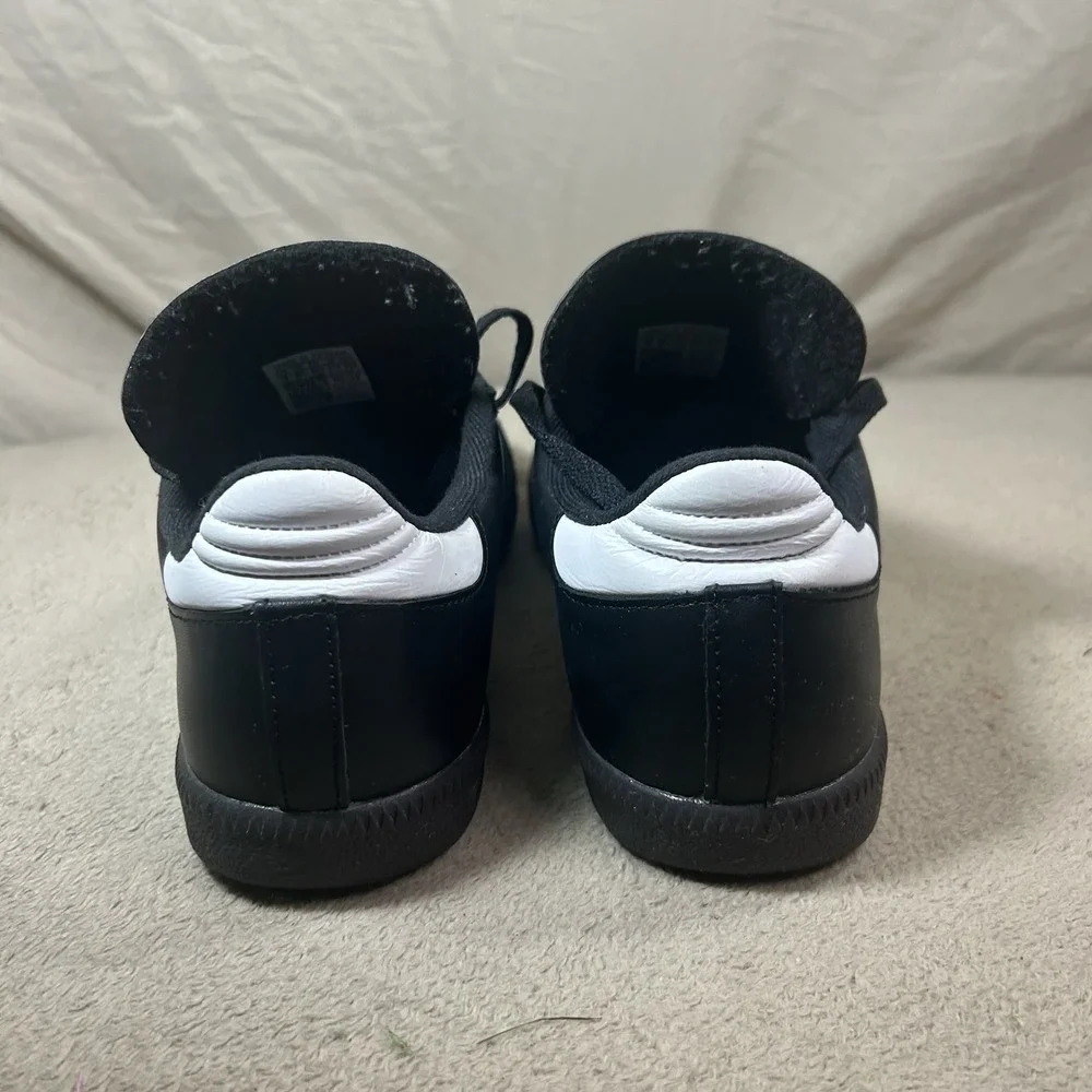 adidas Samba Adult White Black White Classic Leather Sneakers